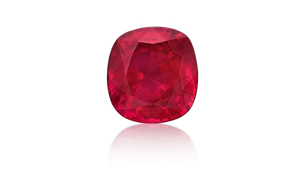 The “Estrela de Fura,” a 55-carat pigeon’s blood ruby from Mozambique, sold for more than $30 million at Sotheby’s in July, making it the most expensive ruby ever sold at auction. Estrela de Fura 55.22 ruby
